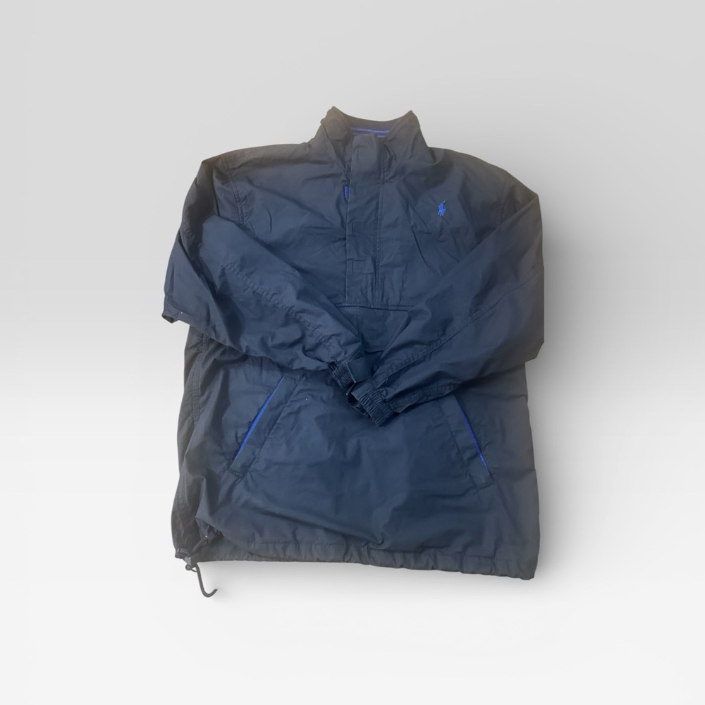Polo Ralph Lauren Navy Anorak Windbreaker Jacket Men’s Size Medium - Picture 3 of 7